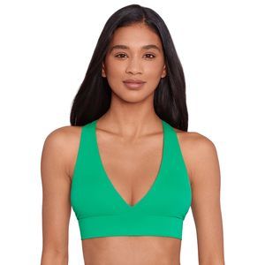 Lauren Ralph Lauren Women's Twist X-Back Bikini Top (Cabana Green, 8)